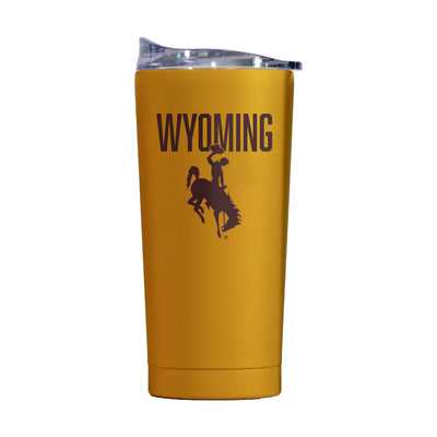 Wyoming 20oz Oak Huddle Powder Coat Tumbler - Logo Brands