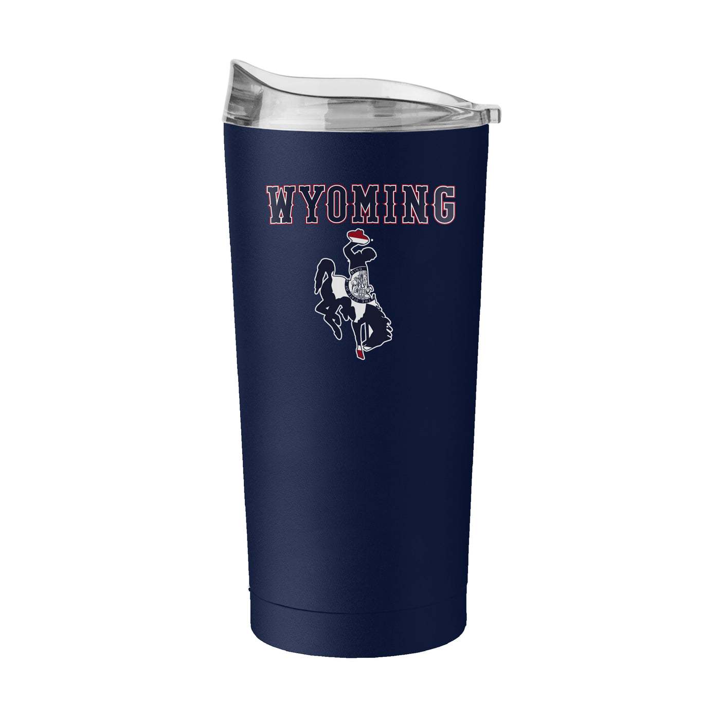 Wyoming State Pride 20oz Flipside Powder Coat Tumbler