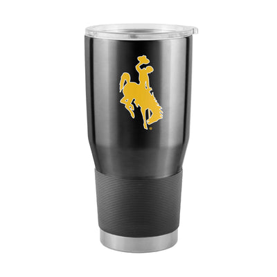 Wyoming Black 30oz Gameday Stainless Tumbler - Logo Brands