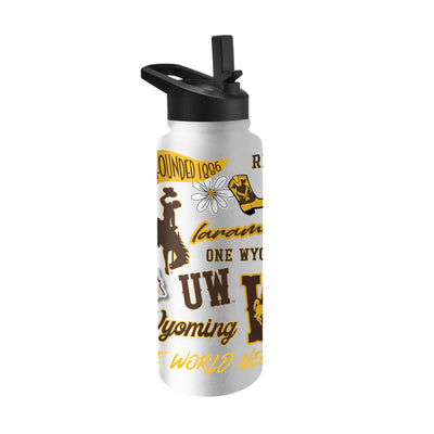 Wyoming 34oz Native Quencher Bottle - Logo Brands