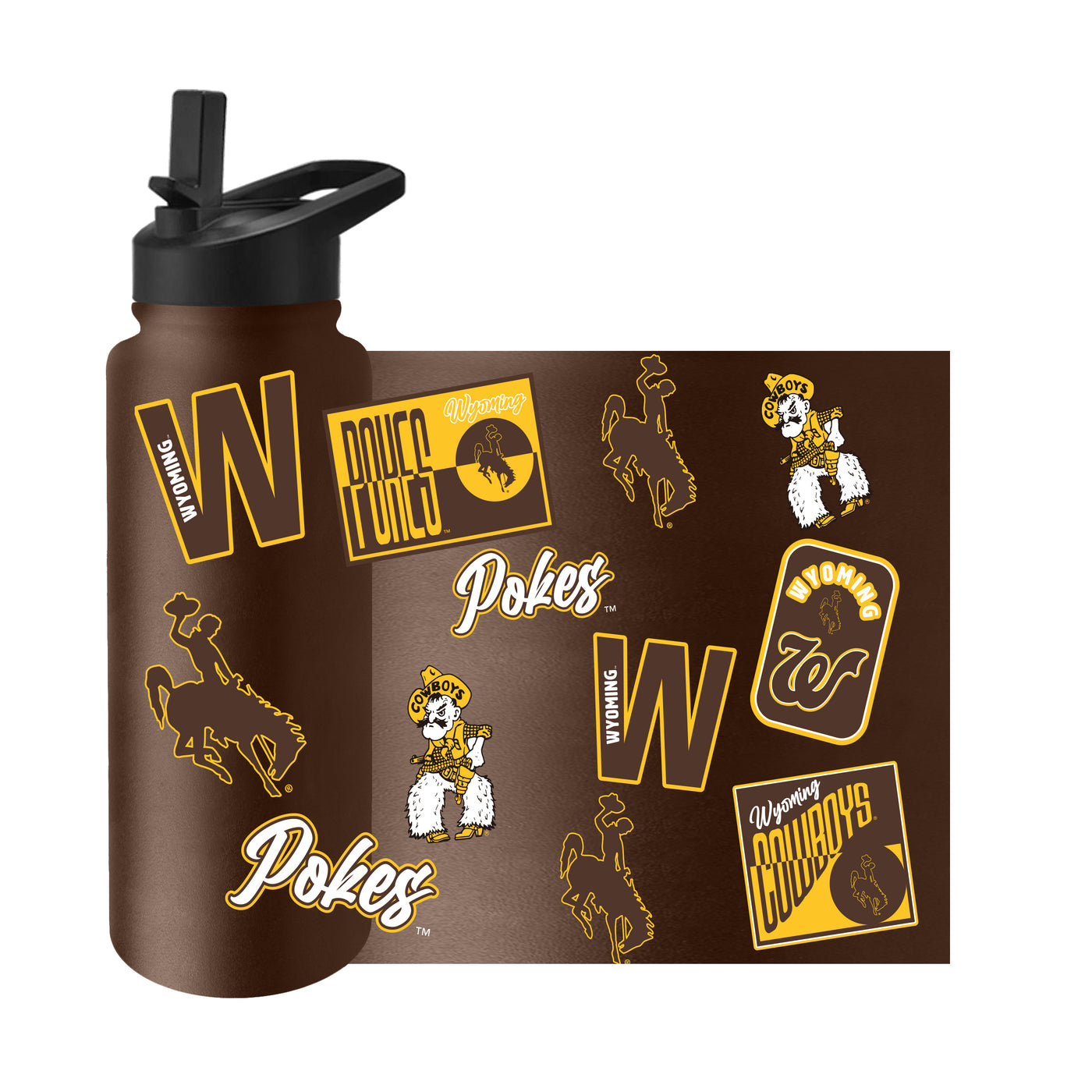 Wyoming 34oz Dreamweave Quencher Bottle