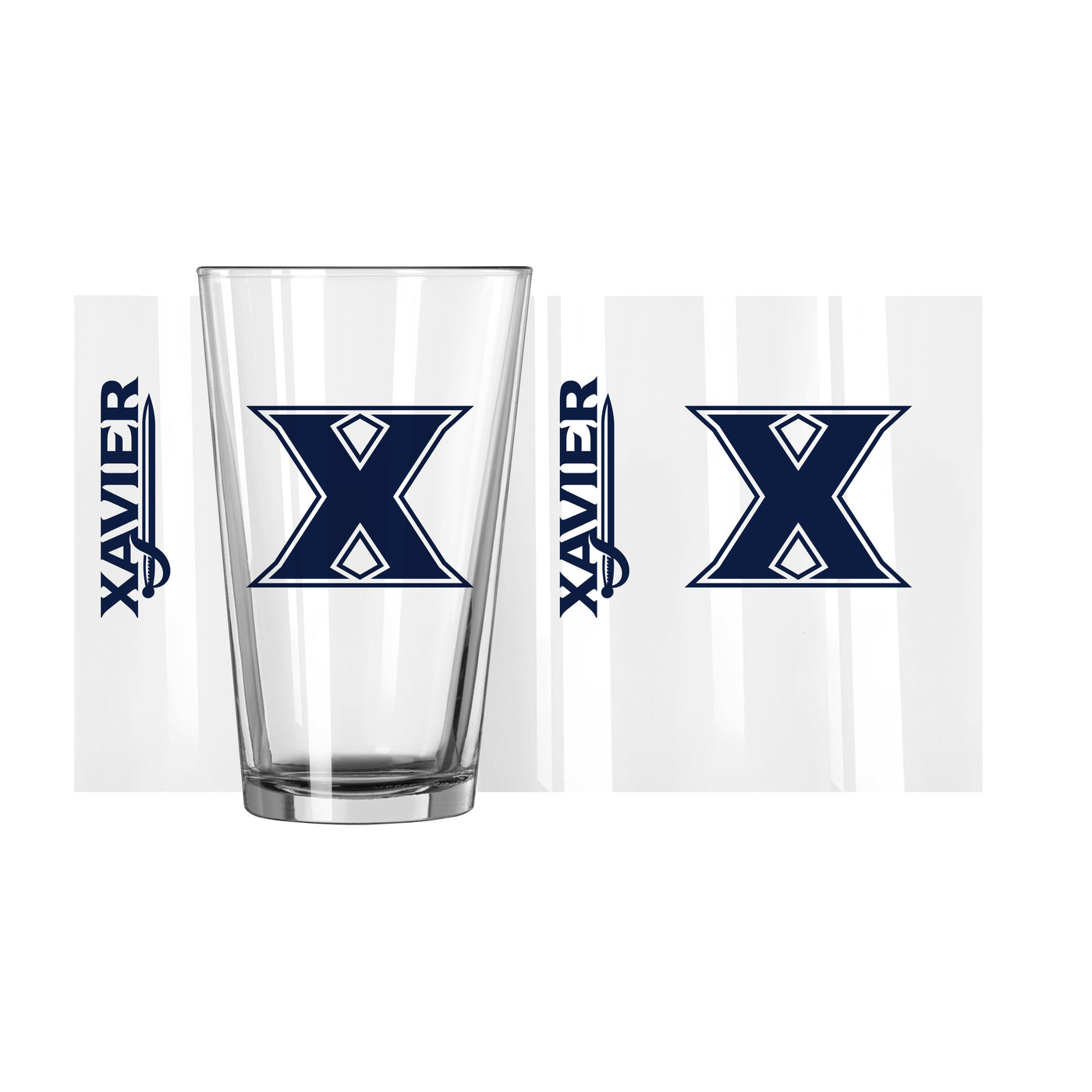 Xavier 16oz Gameday Pint Glass