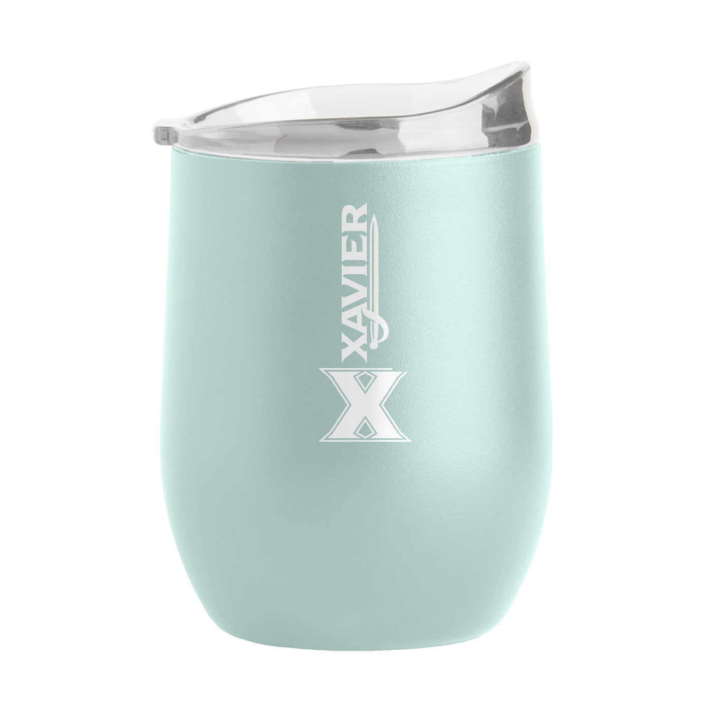 Xavier 16oz Cove Vertical Powder Coat Curved Bev - Logo Brands