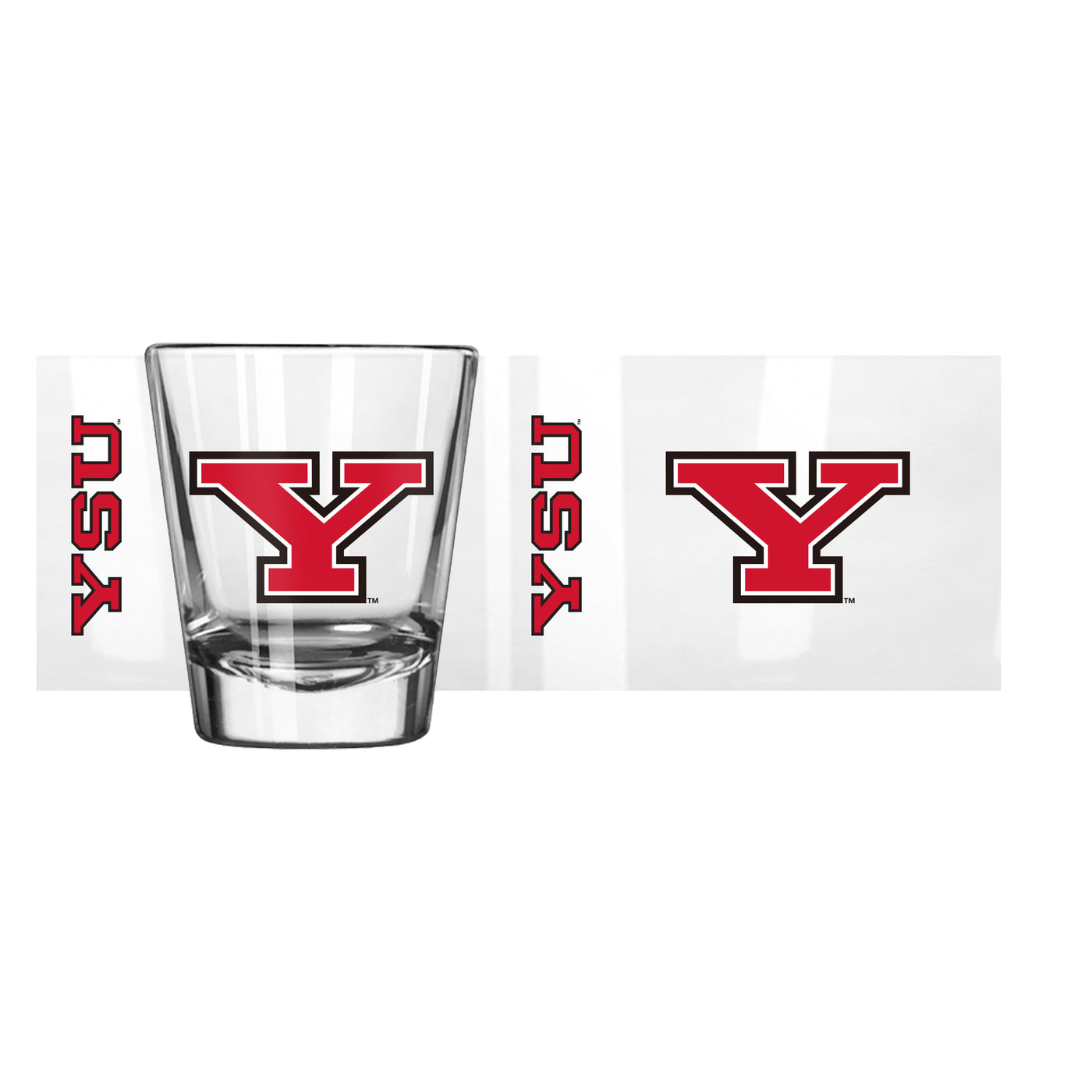 Youngstown State 2oz Gameday Shot Glass