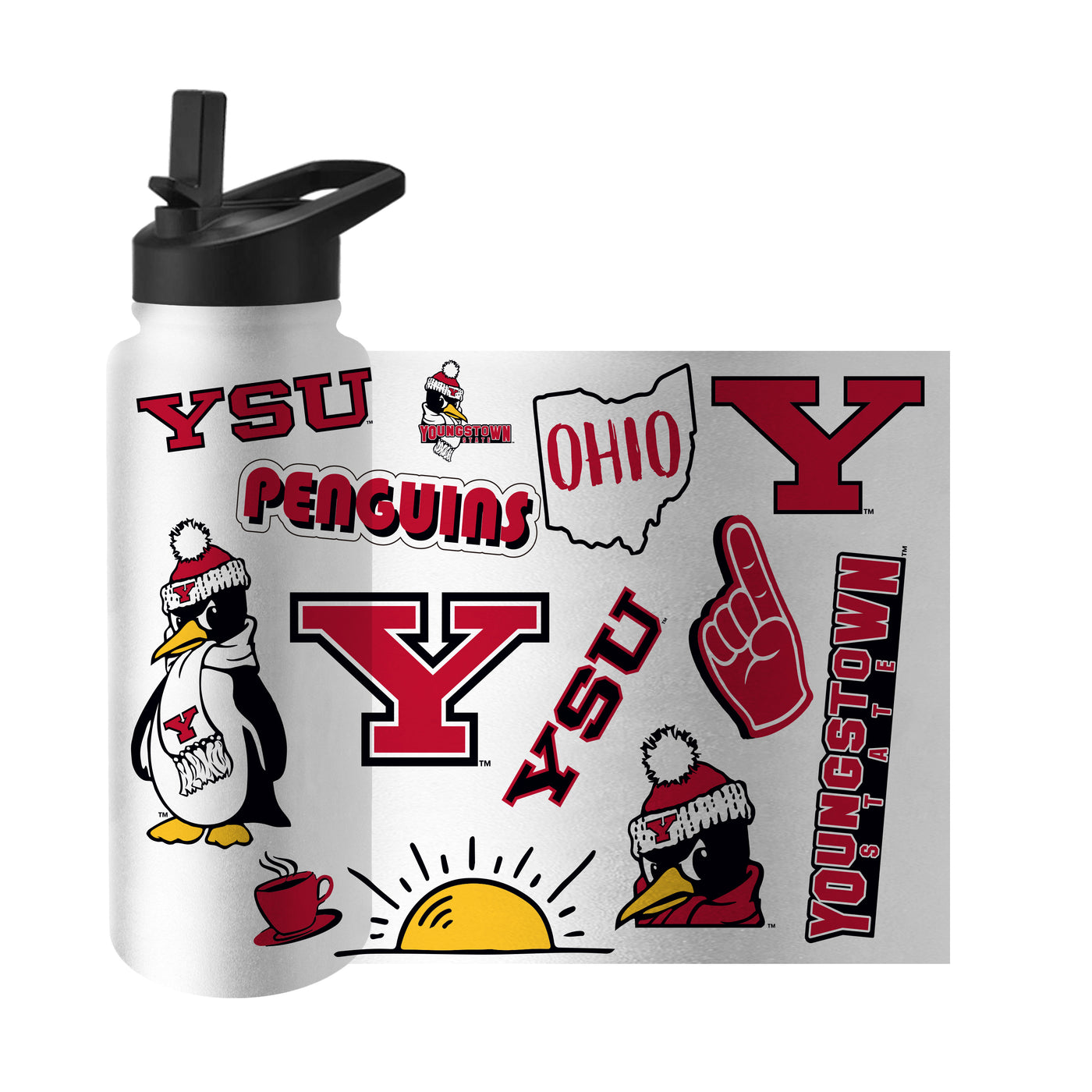 Youngstown State 34oz Native Quencher Bottle