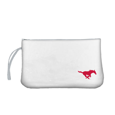 Southern Methodist Clear Wristlet - Logo Brands