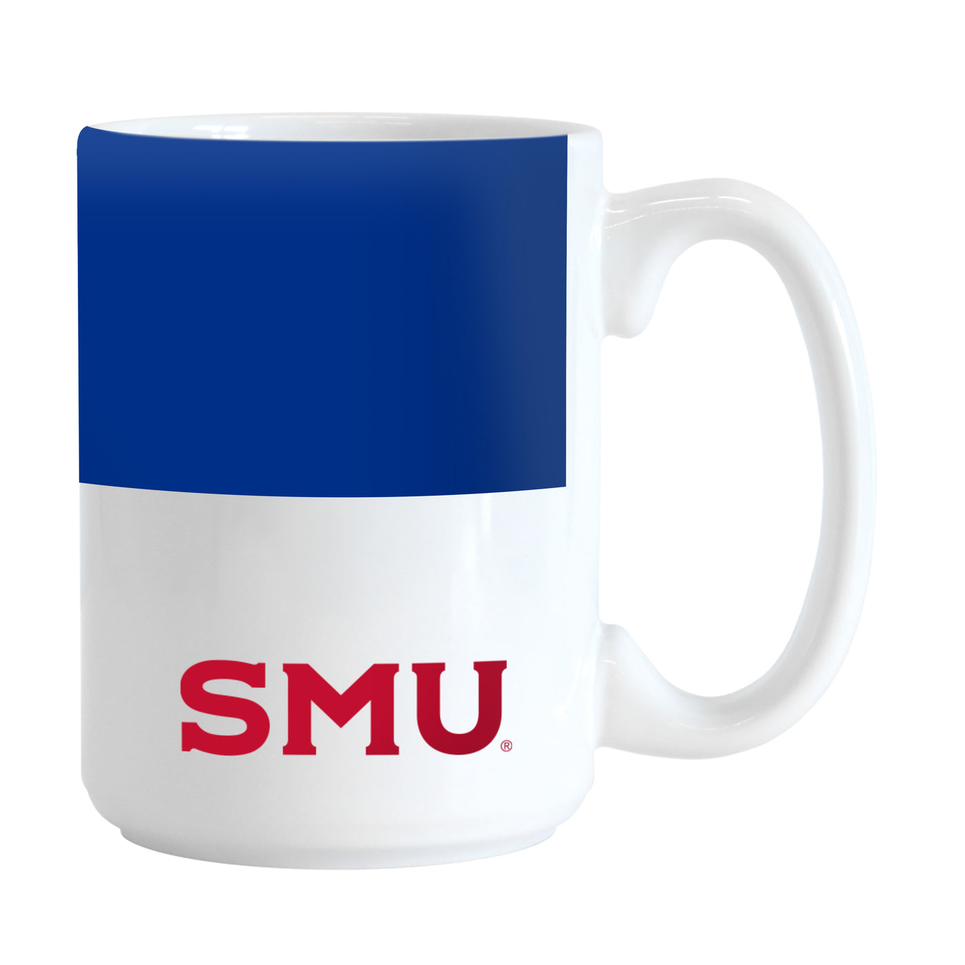 Southern Methodist 15oz Colorblock Sublimated Mug