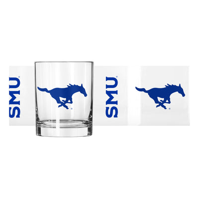 SMU 14oz Gameday Rocks Glass