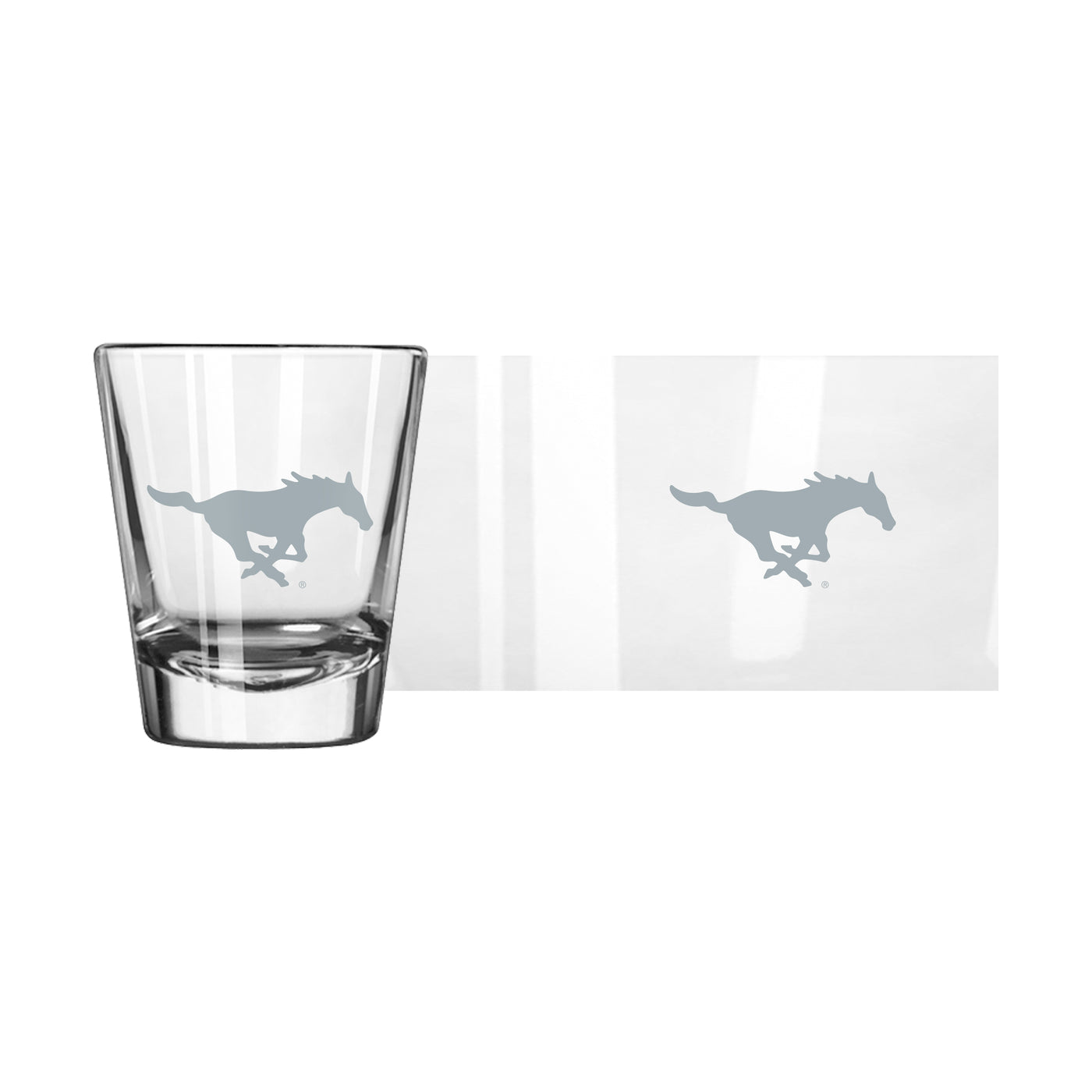 Southern Methodist 2oz Frost Shot Glass