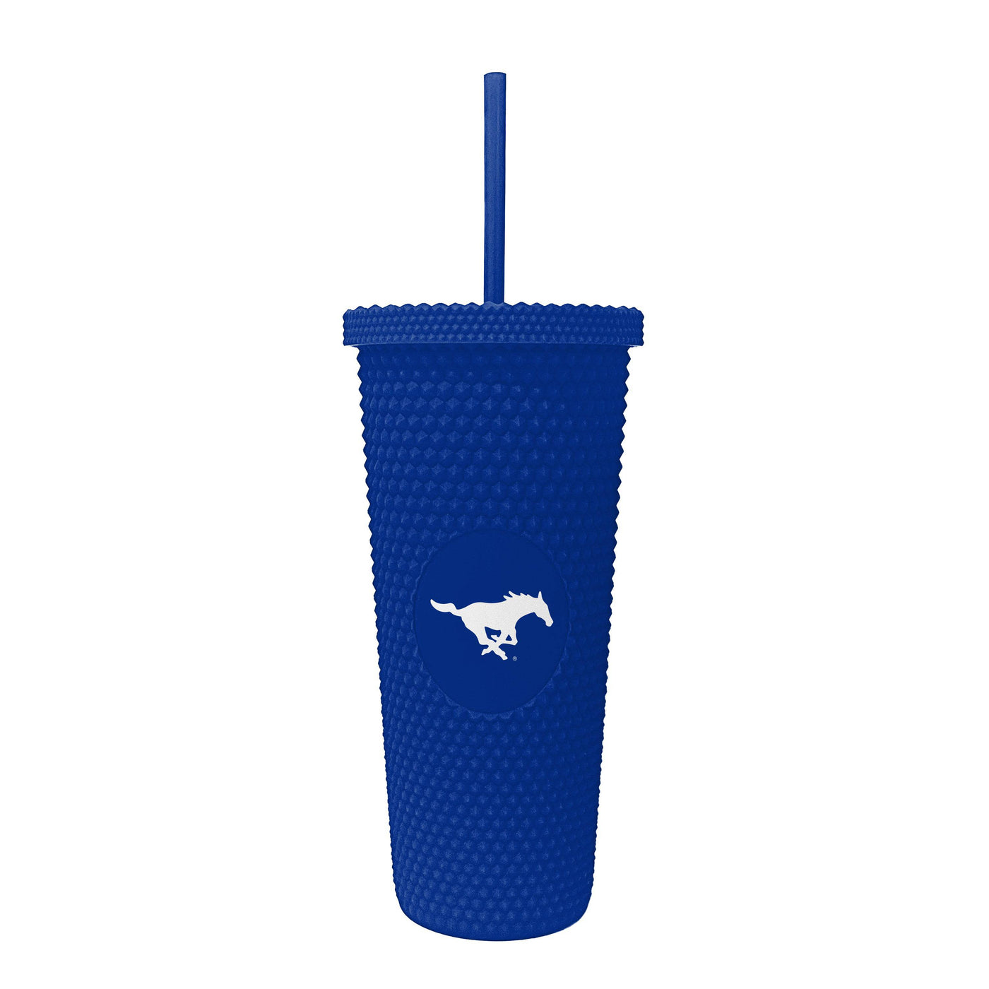 Southern Methodist 24oz Studded Tumbler