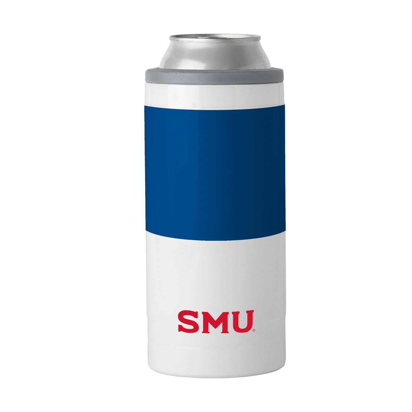 SMU 12oz Colorblock Slim Can Coolie