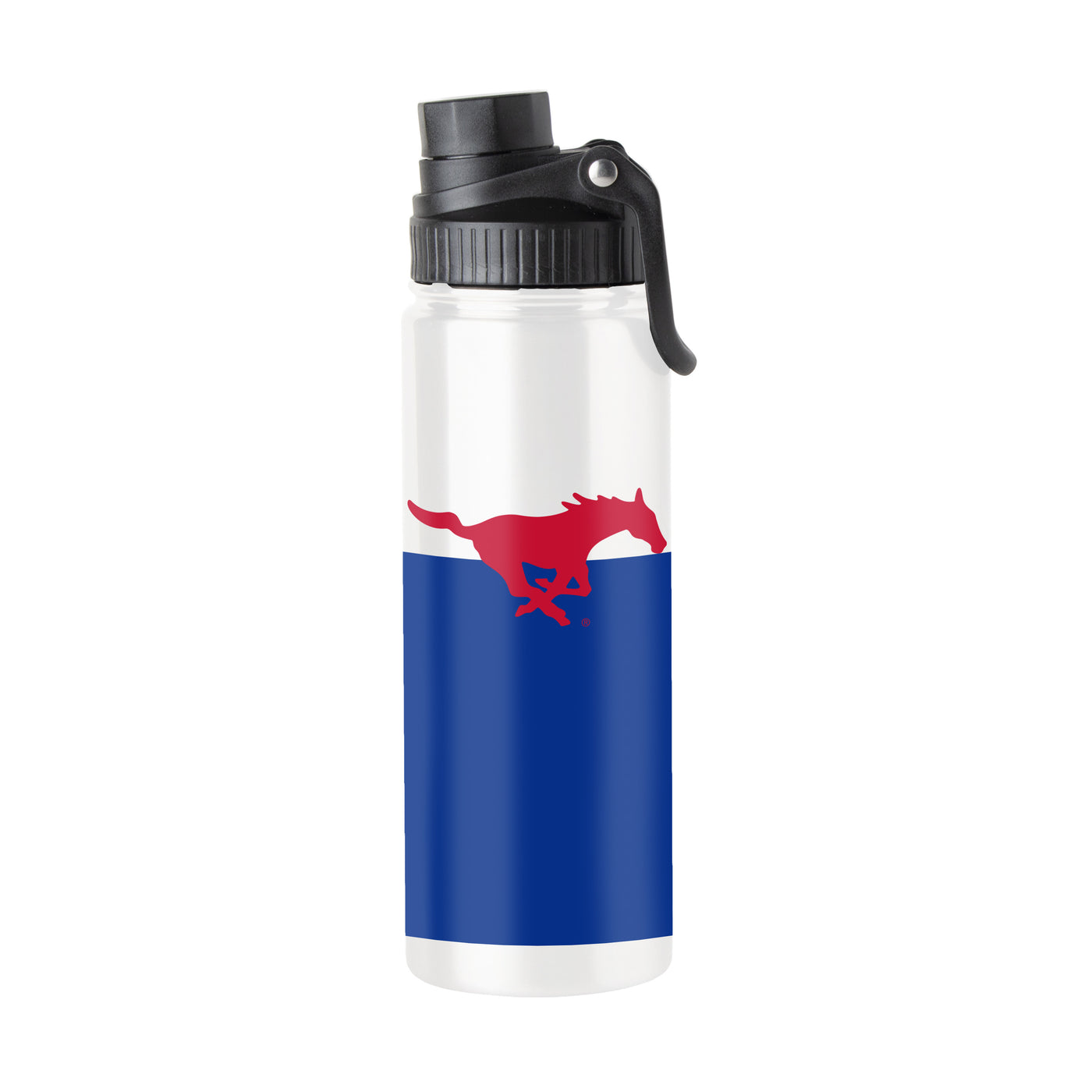 Southern Methodist 21oz Colorblock Twist Top Water Bottle