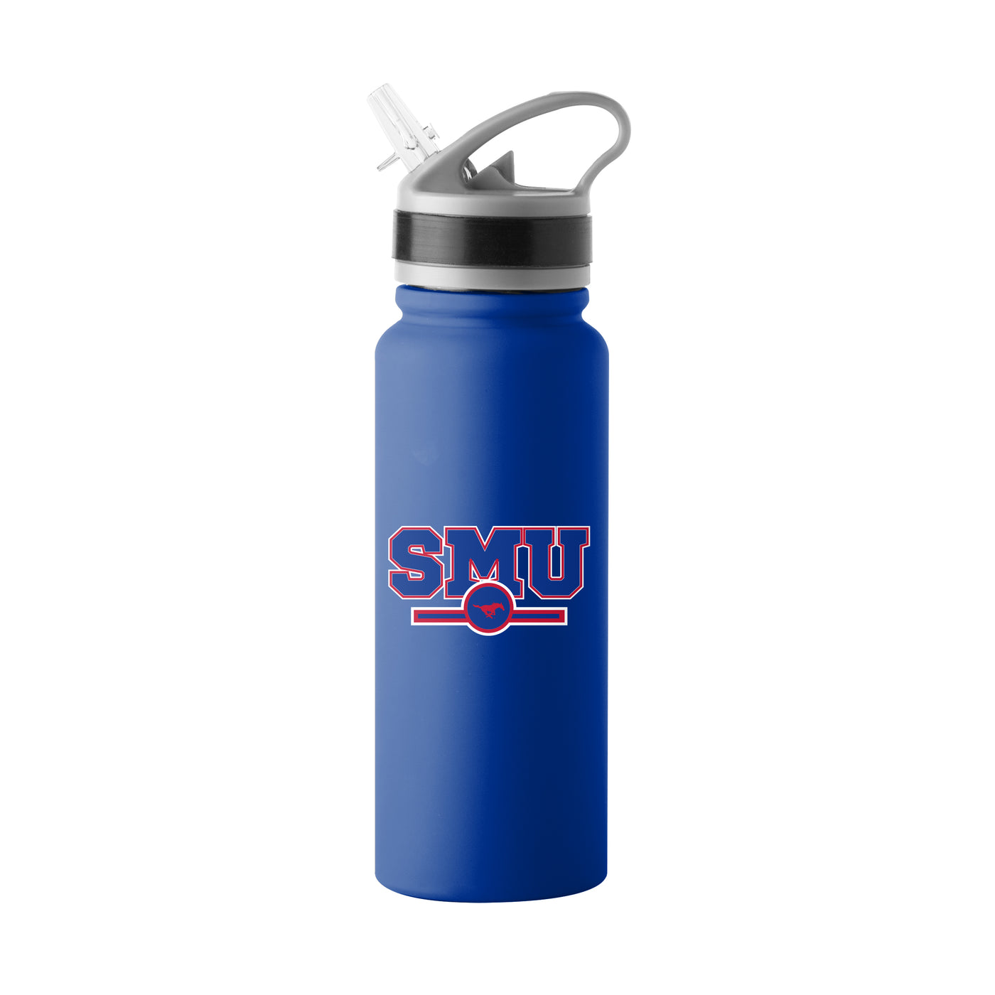 SMU 25oz Campus Color Letterman Stainless Single Wall Flip Top Bottle