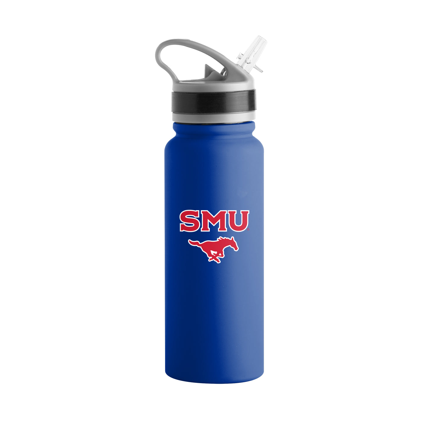 SMU 25oz Campus Color Letterman Stainless Single Wall Flip Top Bottle