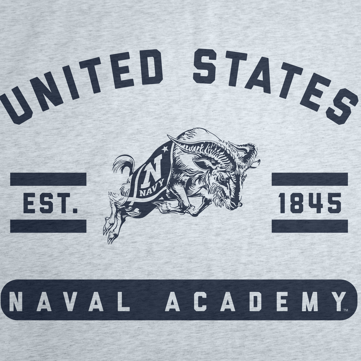 Naval Academy Athletic Gray Sublimated Sweatshirt Blanket