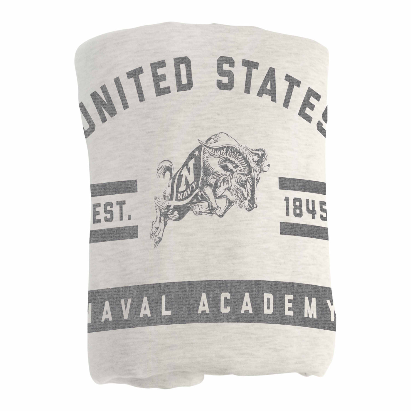 Naval Academy Oatmeal Sweatshirt Blanket