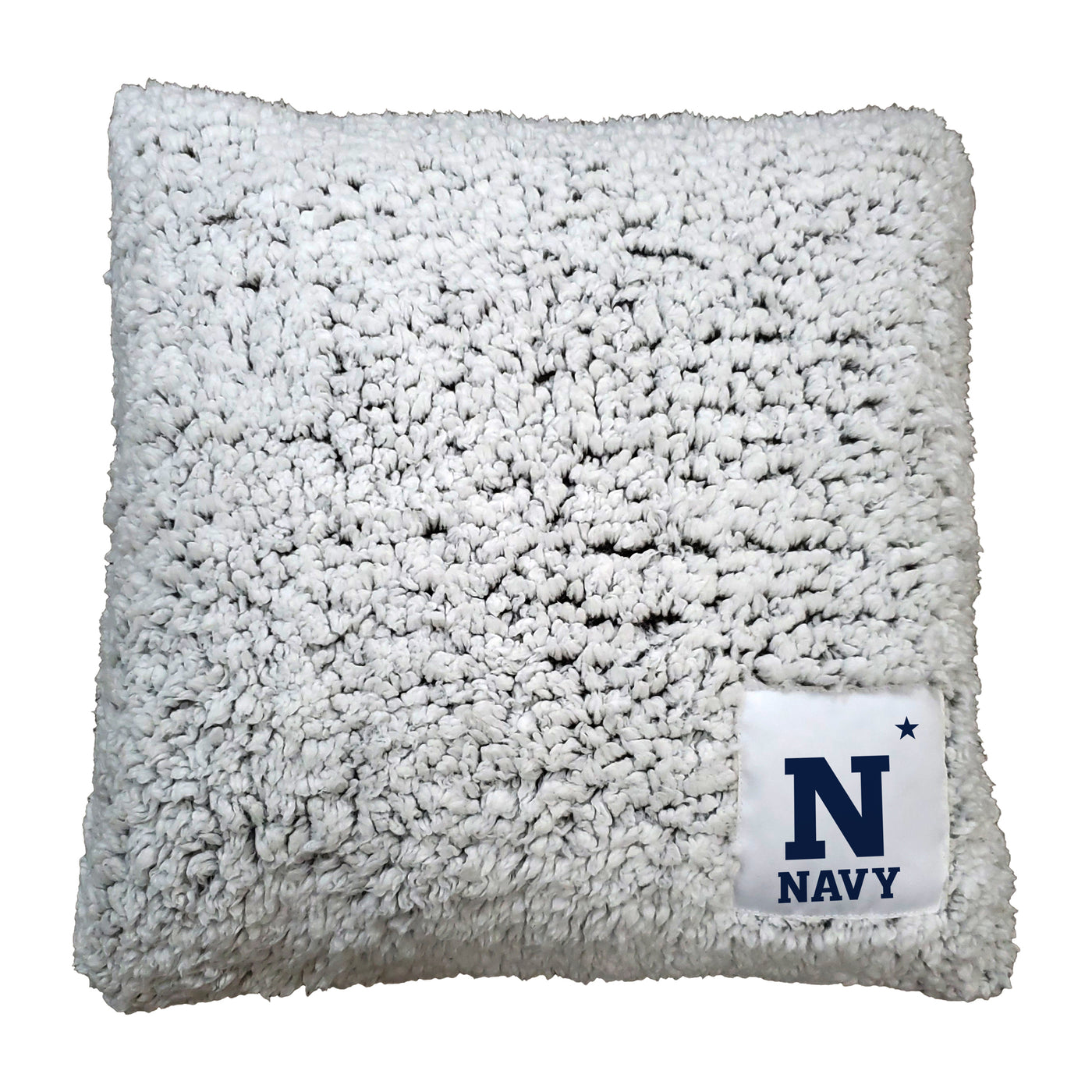 Naval Academy NAVY Logo Frosty Throw Pillow - Logo Brands
