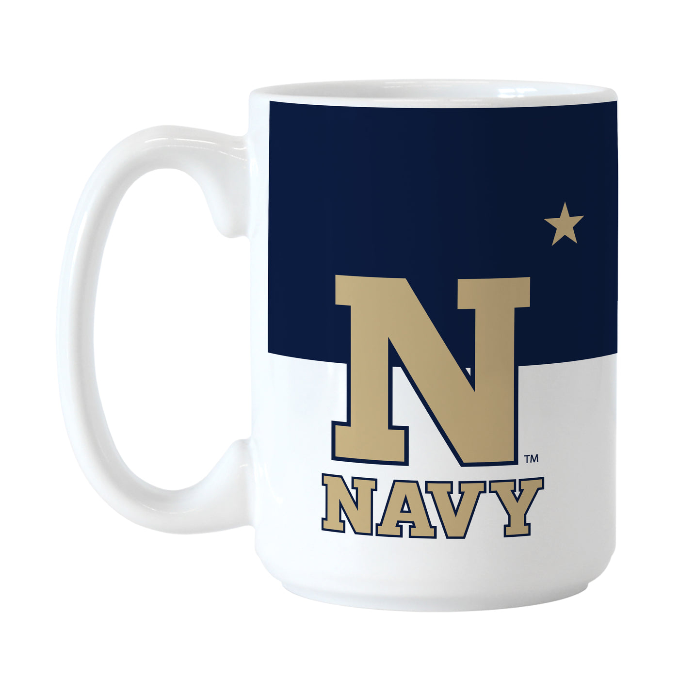 Naval Academy 15oz Colorblock Sublimated Mug