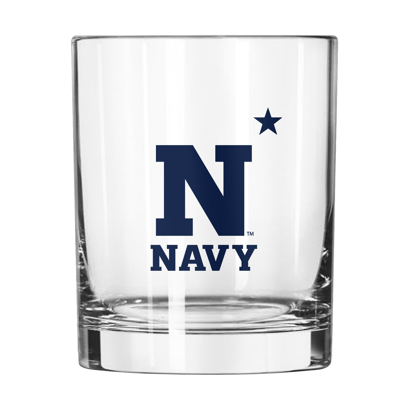 Naval Academy 14oz Gameday Rocks Glass