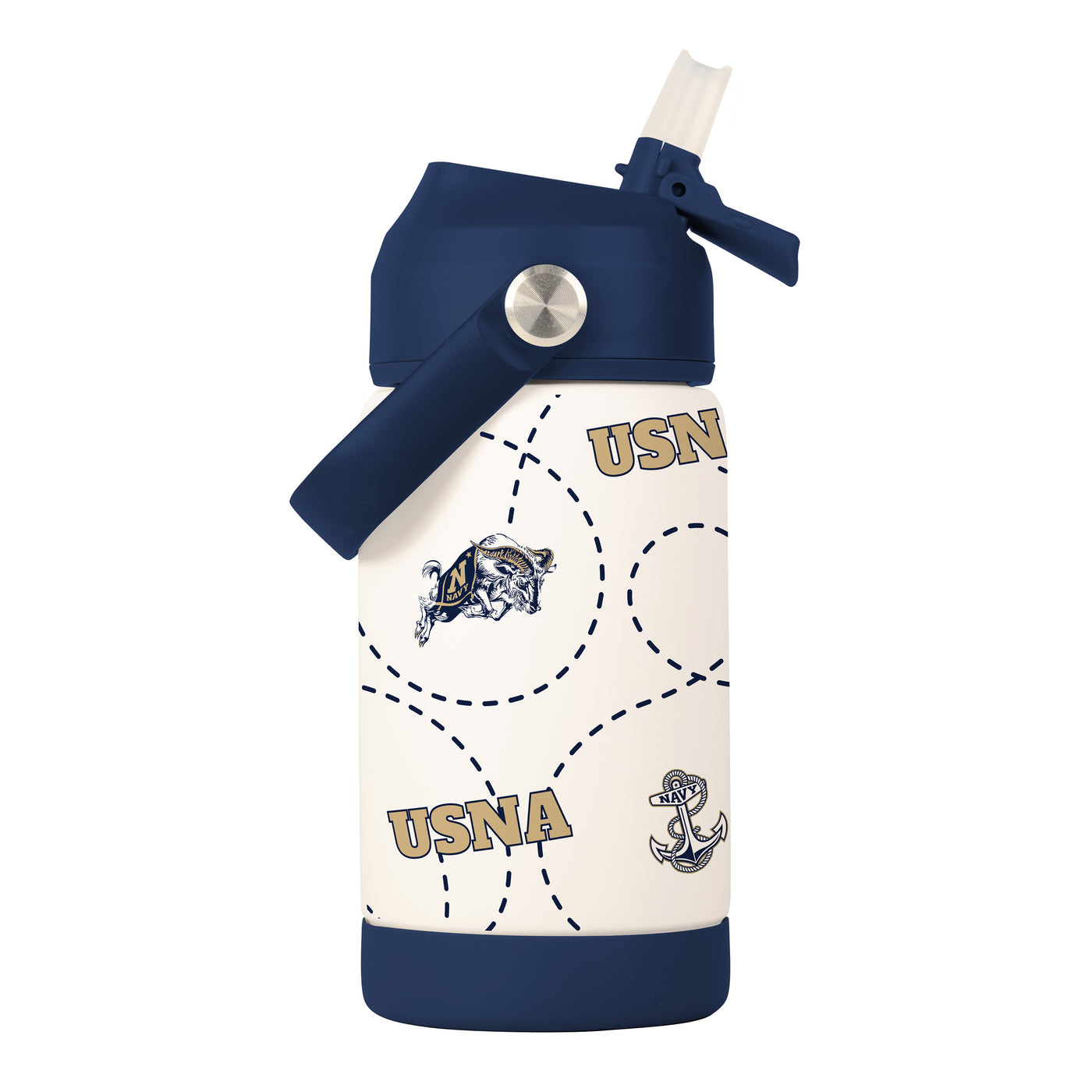 Naval Academy 12oz Mascot SS Kids Bottle