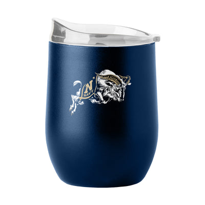 Naval Academy 16oz Flipside Powder Coat Curved Bev - Logo Brands