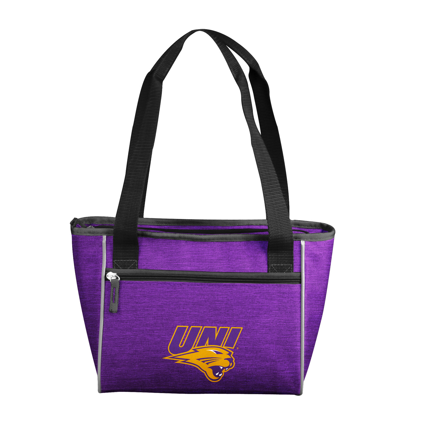 Northern Iowa Crosshatch 16 Can Cooler Tote