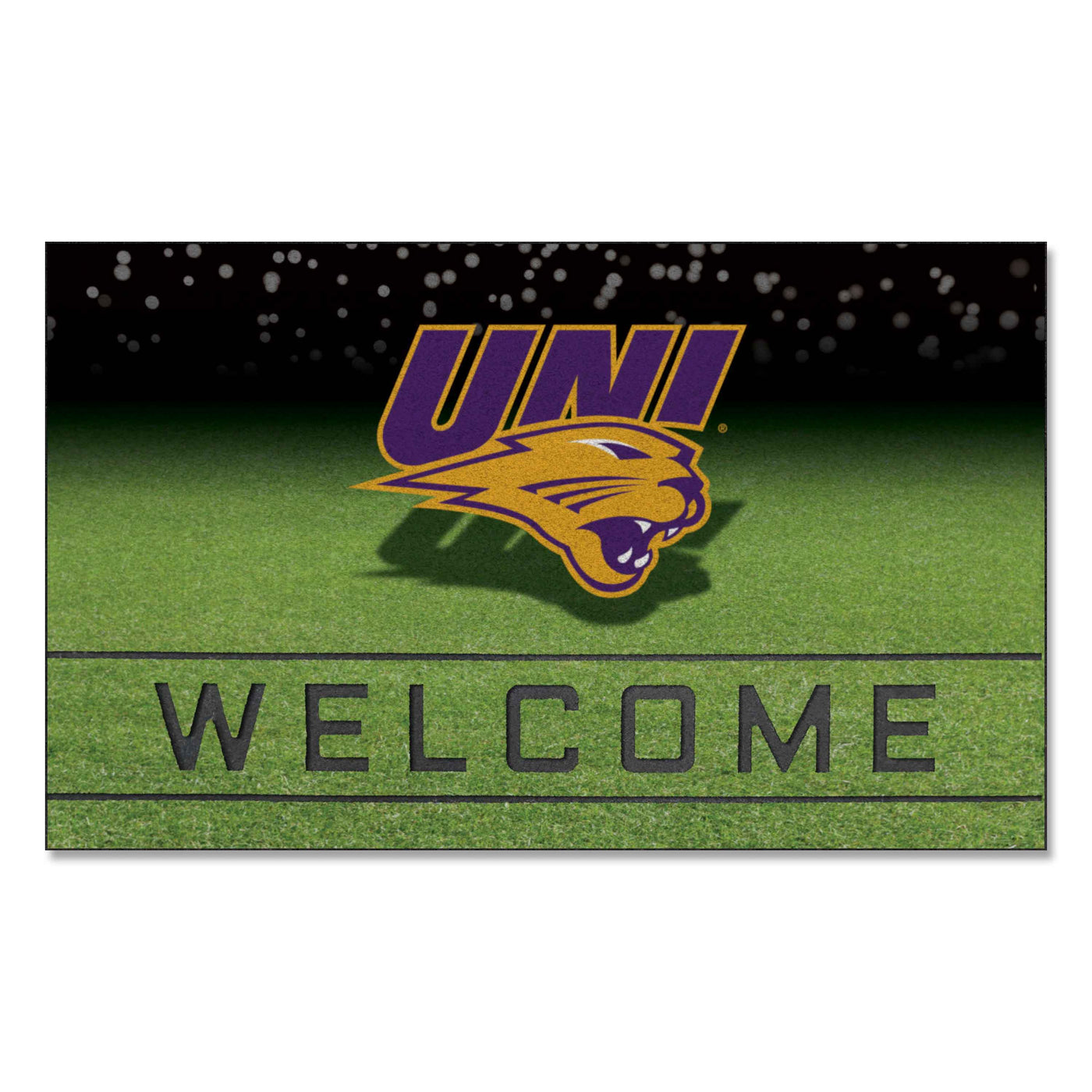 University of Northern Iowa Crumb Rubber Door Mat