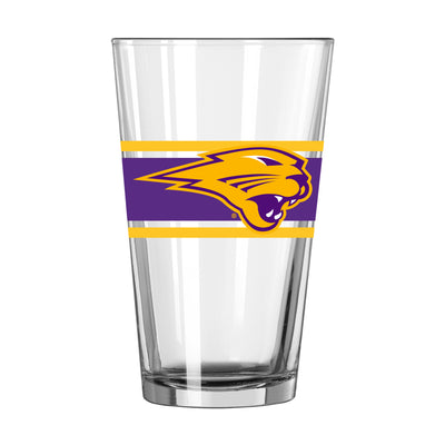 Northern Iowa 16oz Stripe Pint Glass - Logo Brands