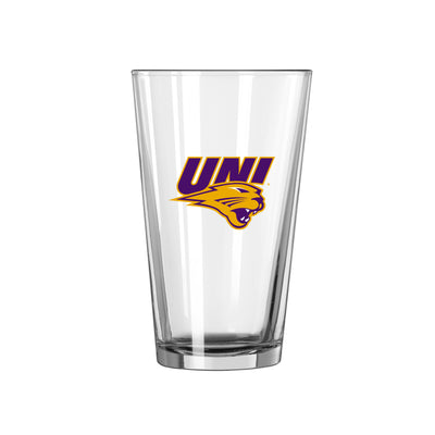 Northern Iowa 16oz Logo Pint Glass - Logo Brands
