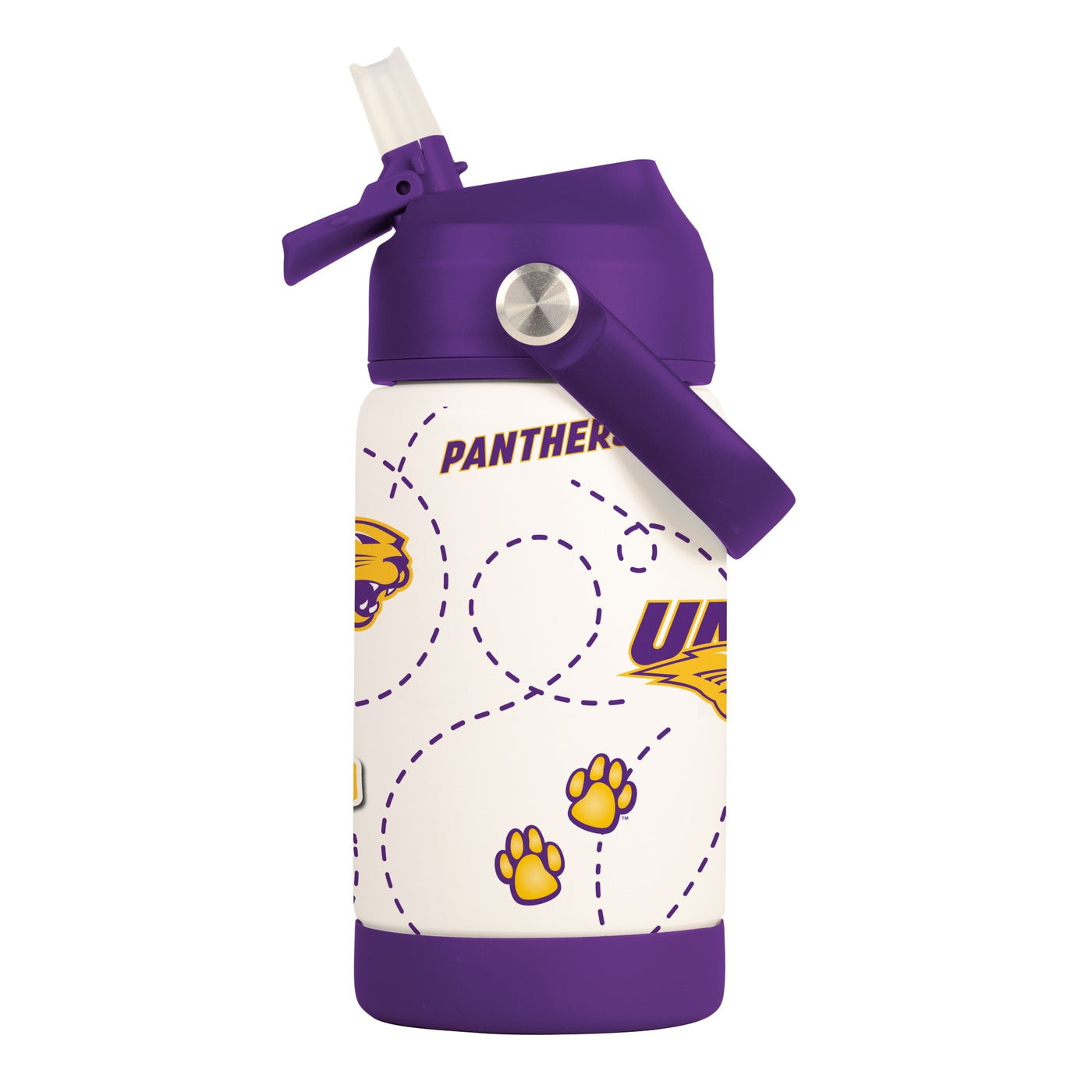 Northern Iowa 12oz Mascot SS Kids Bottle