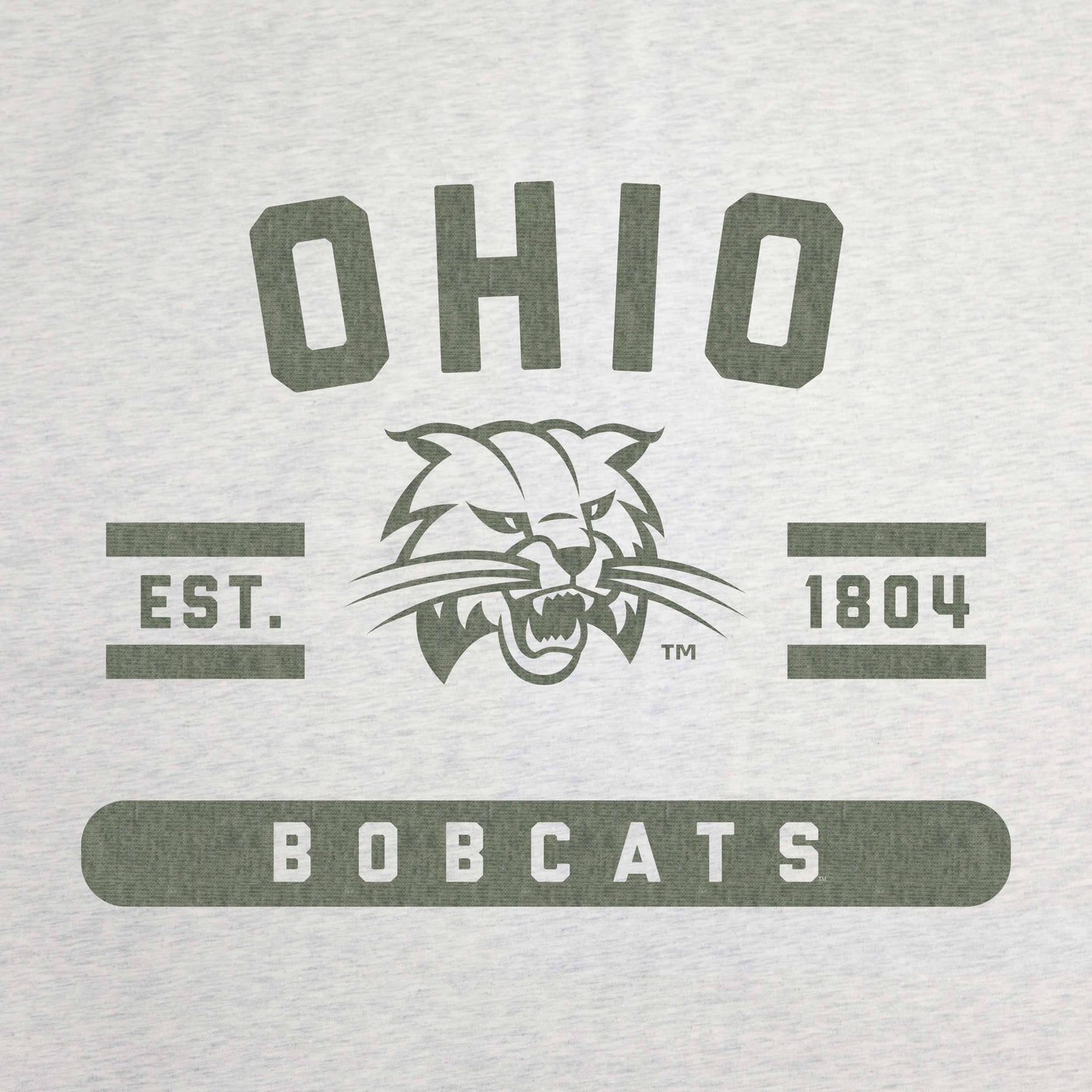 Ohio Bobcats Sublimated Sweatshirt Blanket