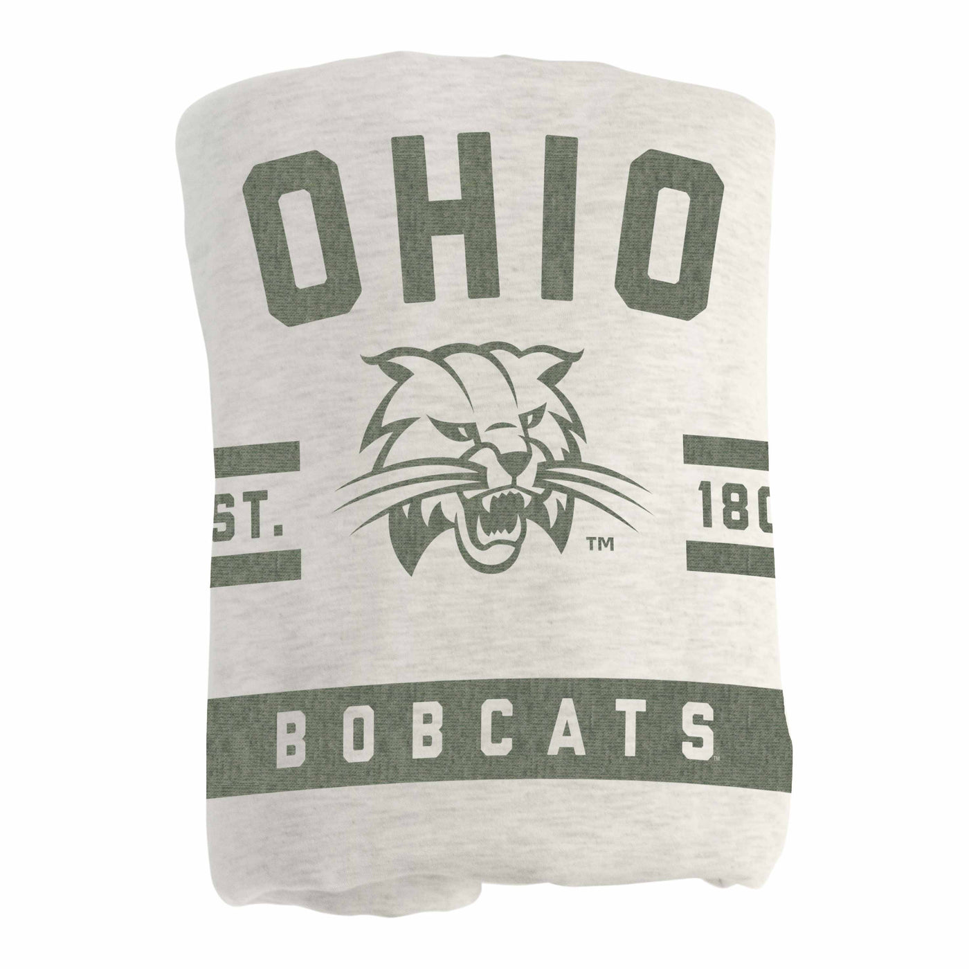 Ohio Bobcats Sublimated Sweatshirt Blanket