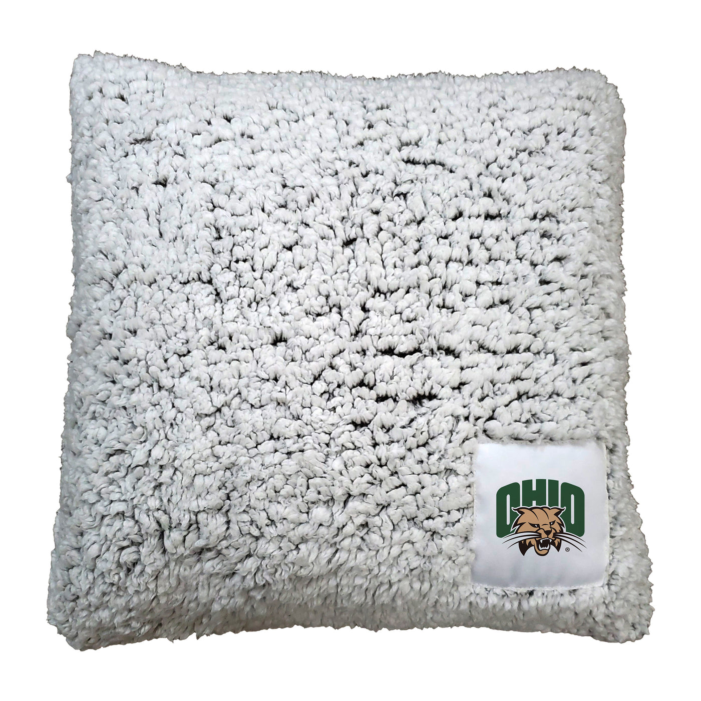 Ohio Univ Frosty Throw Pillow