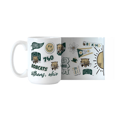 Ohio Bobcats 15oz Native Sublimated Mug