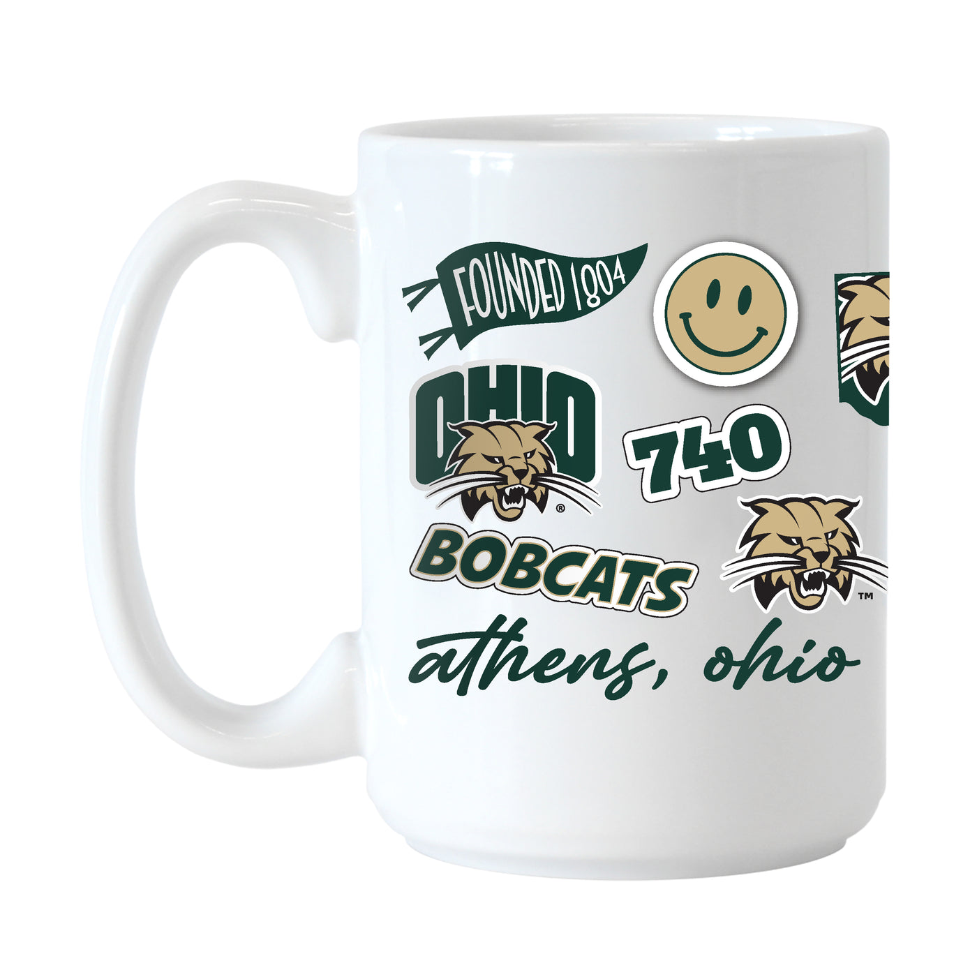Ohio Bobcats 15oz Native Sublimated Mug