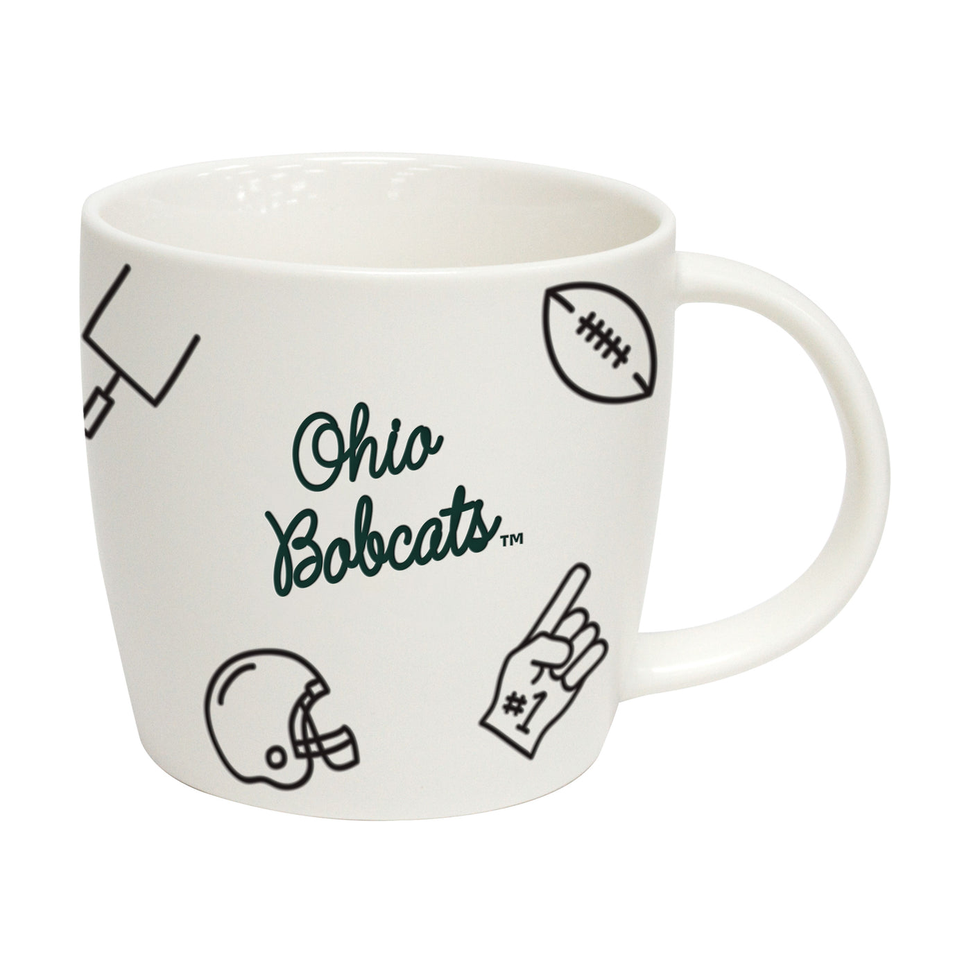 Ohio Bobcats 18oz Playmaker Mug