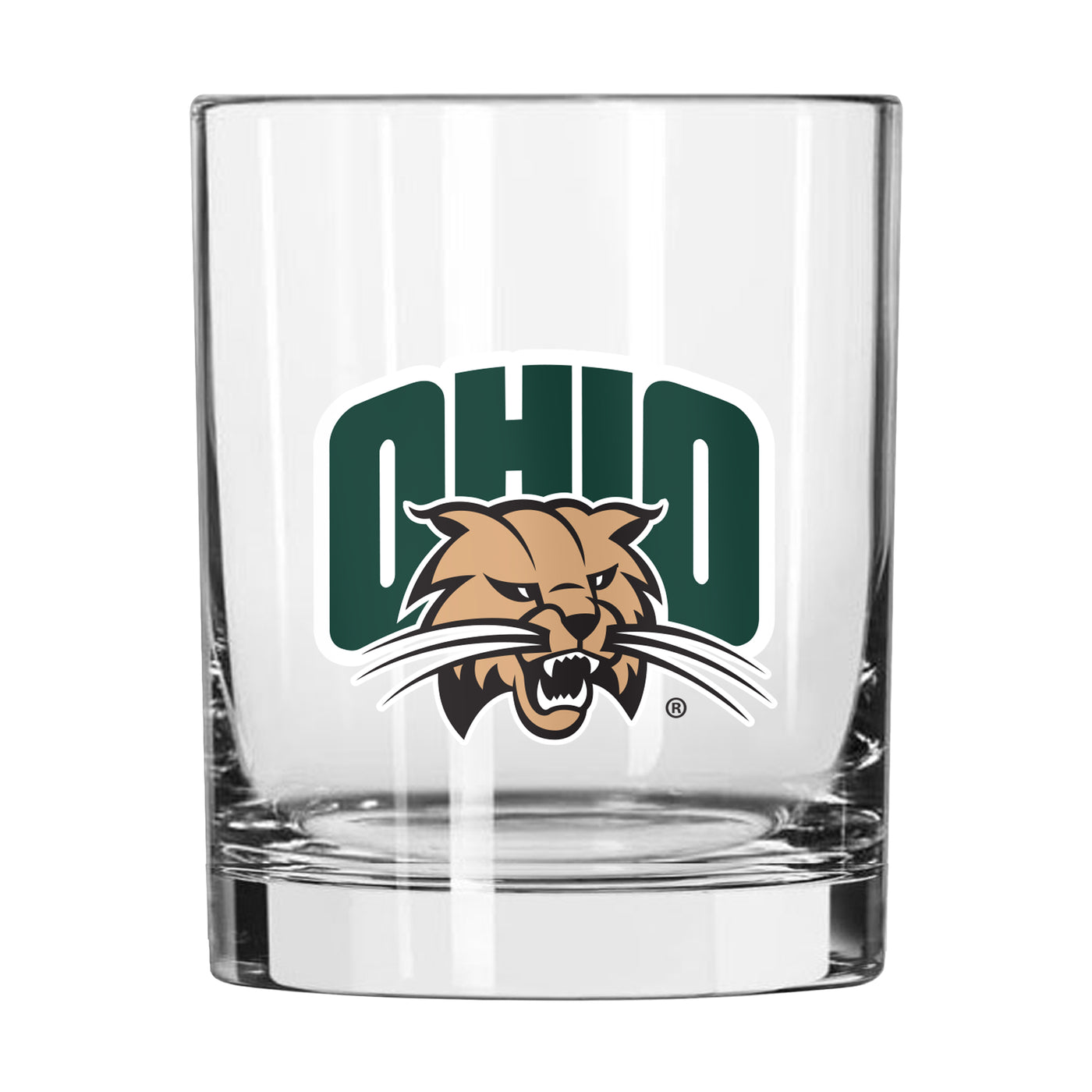 Ohio Bobcats 14oz Swagger Rocks Glass