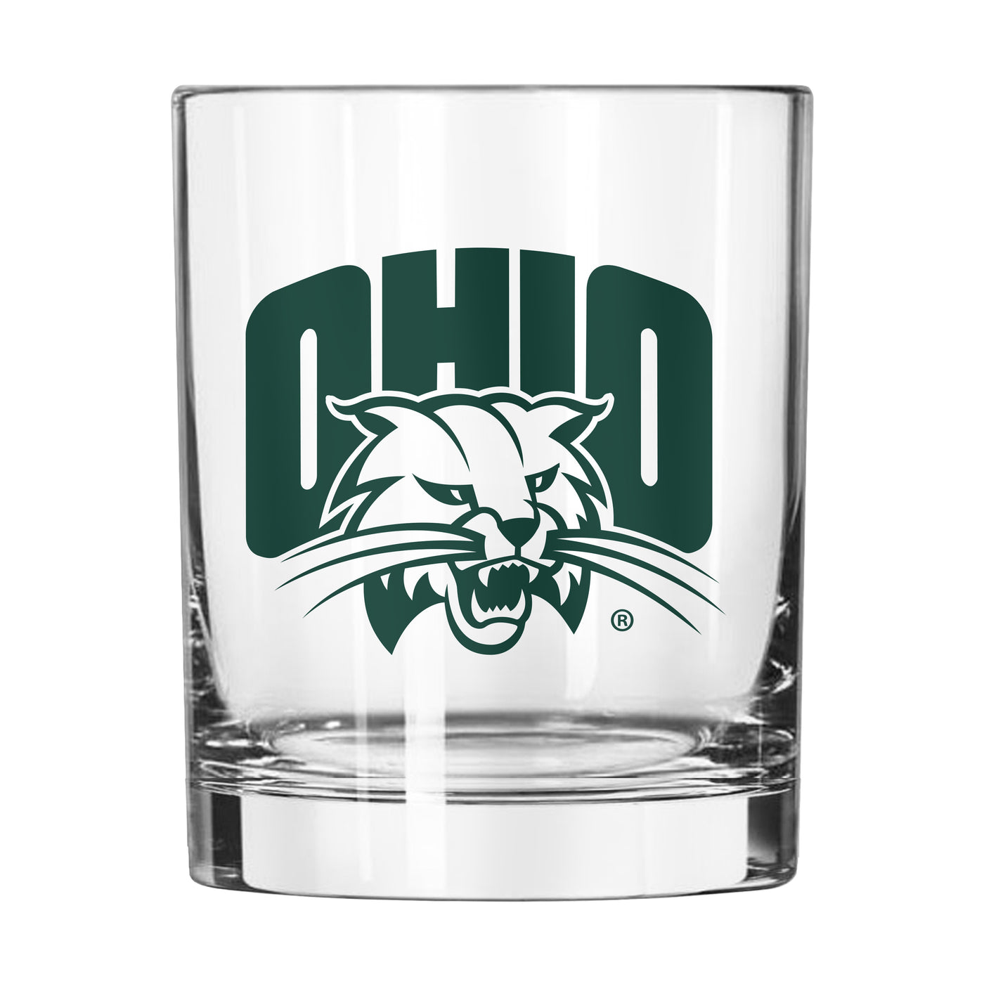 Ohio University 14oz Gameday Rocks Glass