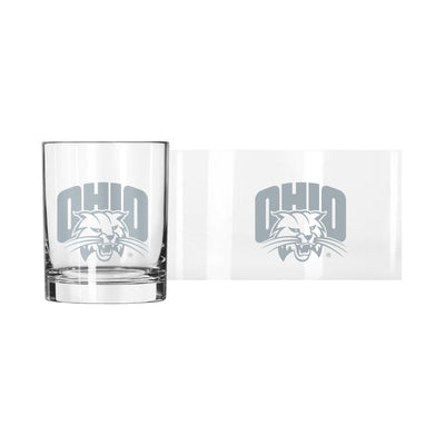 Ohio Bobcats 14oz Frost Rocks Glass