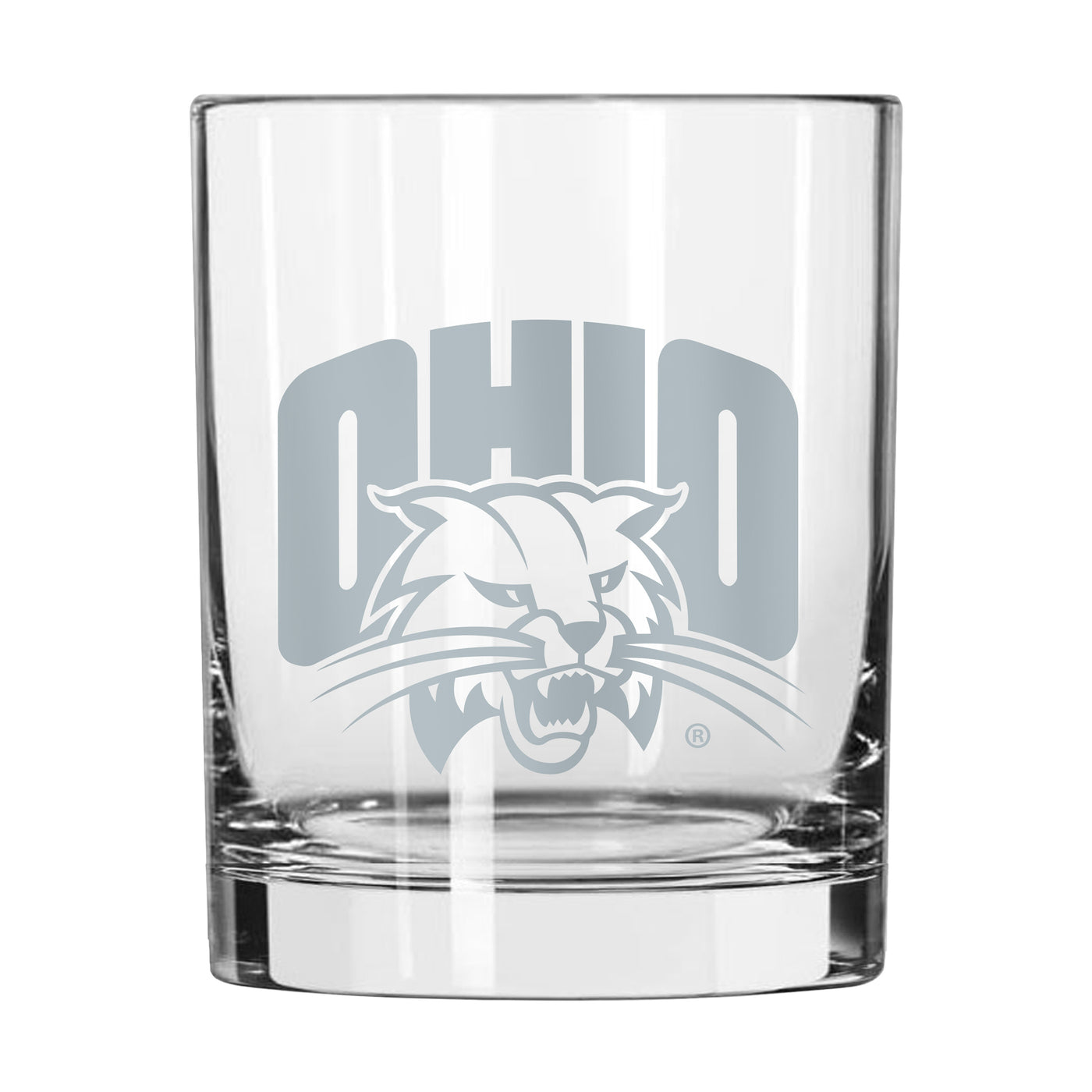 Ohio Bobcats 14oz Frost Rocks Glass