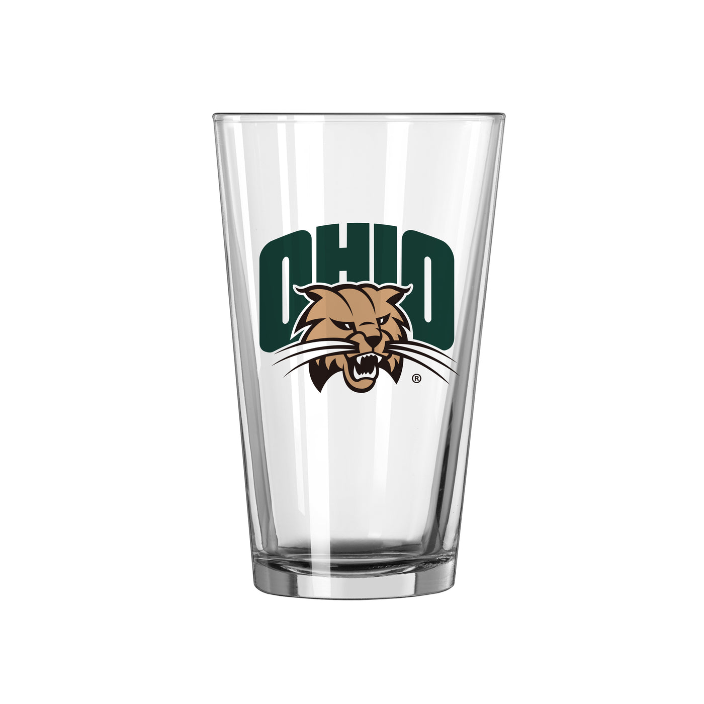 Ohio Bobcats 16oz Swagger Pint Glass - Logo Brands