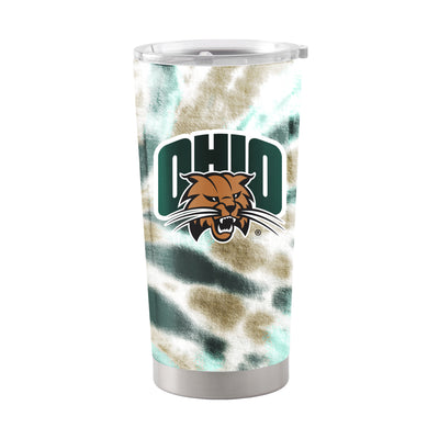 Ohio Bobcats 20oz Tie Dye Stainless Tumbler