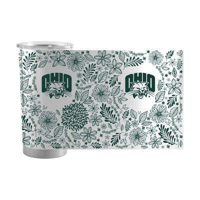 Ohio Bobcats 20oz Botanical Stainless Tumbler