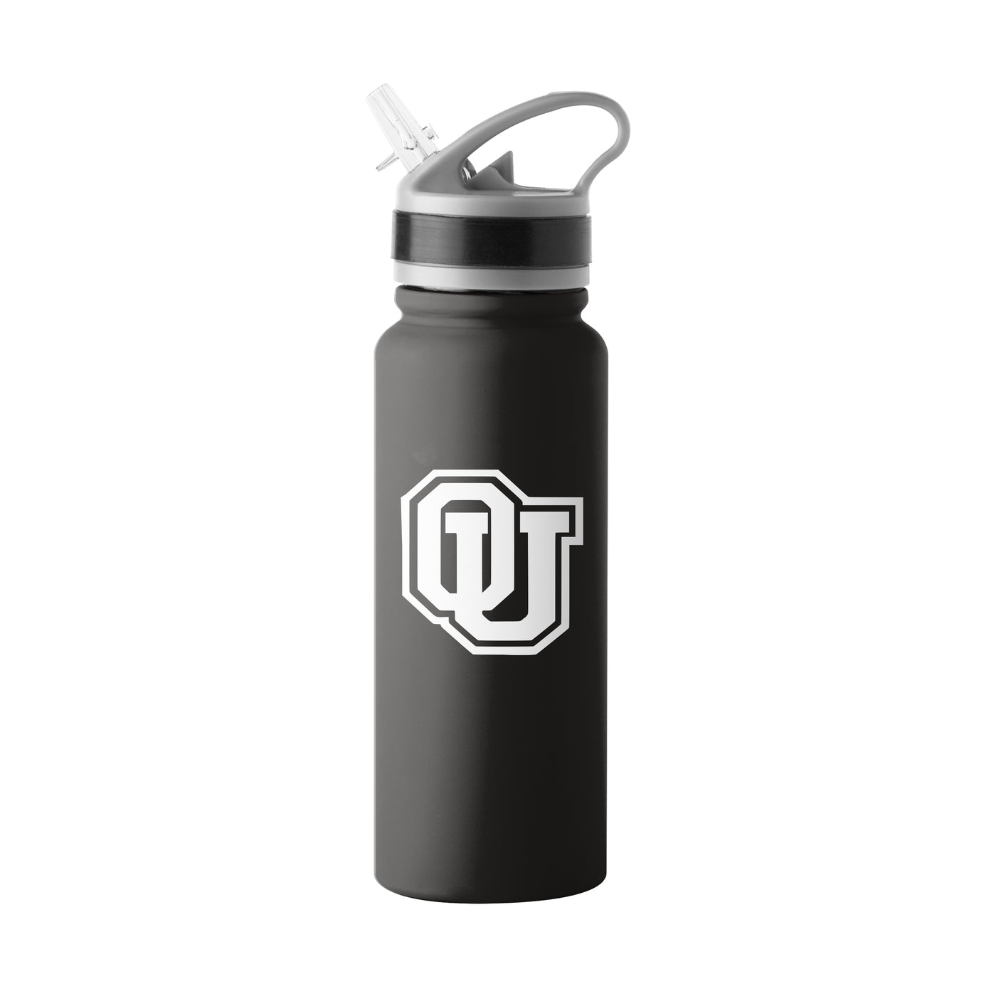 Ohio Bobcats 25oz Black SingleWall FlipTop Bottle