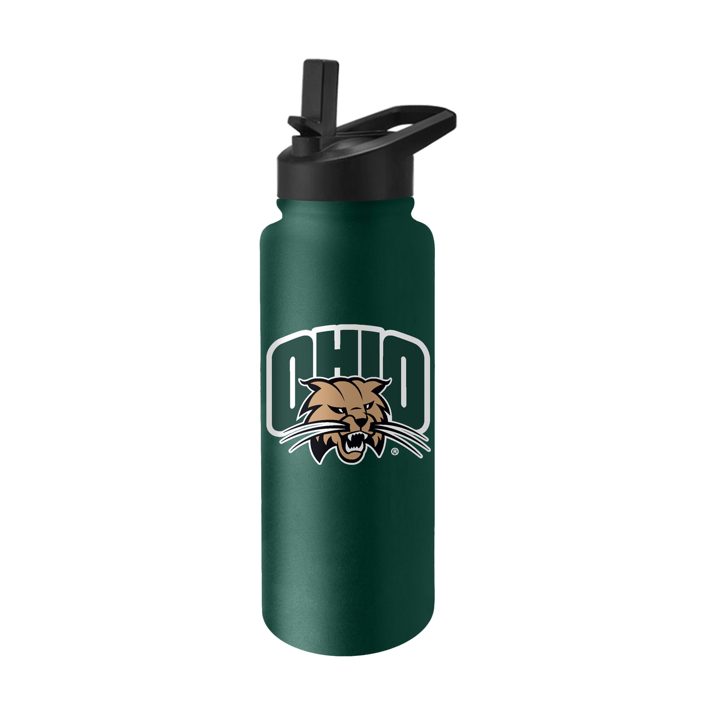 Ohio Bobcats 34oz Logo Quencher Bottle