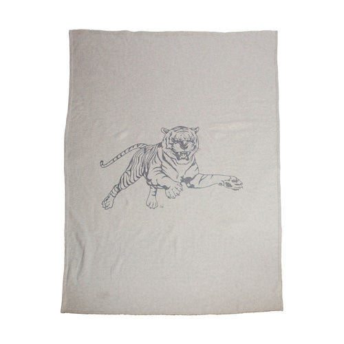 Jackson State oversized logo sublimated sweatshirt blanket with Jackson State logo design on soft fabric.