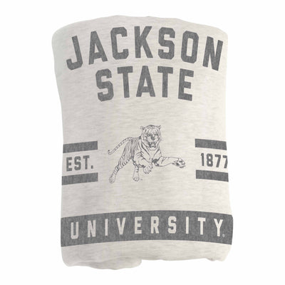 Jackson State Sublimated Sweatshirt Blanket - Logo Brands