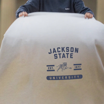 Jackson State Sublimated Sweatshirt Blanket