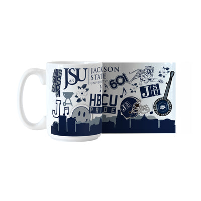 Jackson State 15oz Native Sublimated Mug