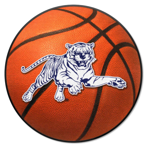 Jackson State University basketball mat by Logo Brands, featuring team logo and vibrant colors on a durable sports mat.